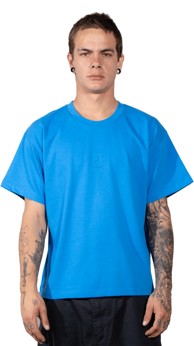 BLUE CORE CROP TEE - Bloody Sunday