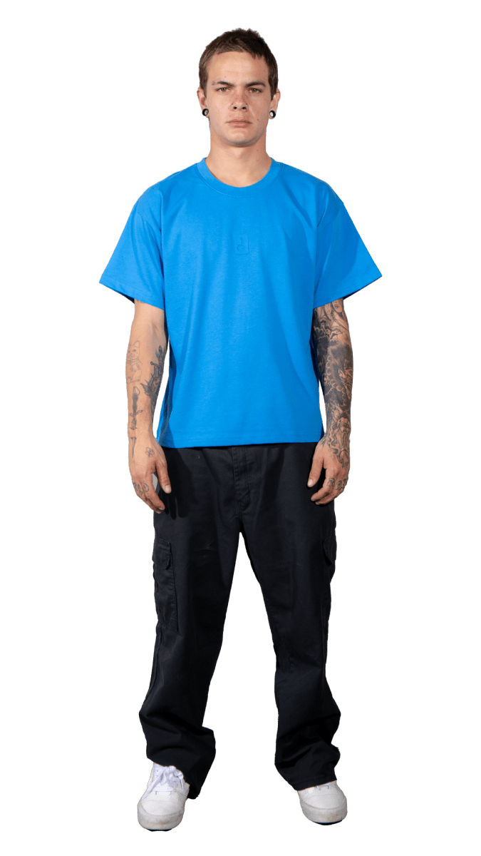 BLUE CORE CROP TEE - Bloody Sunday