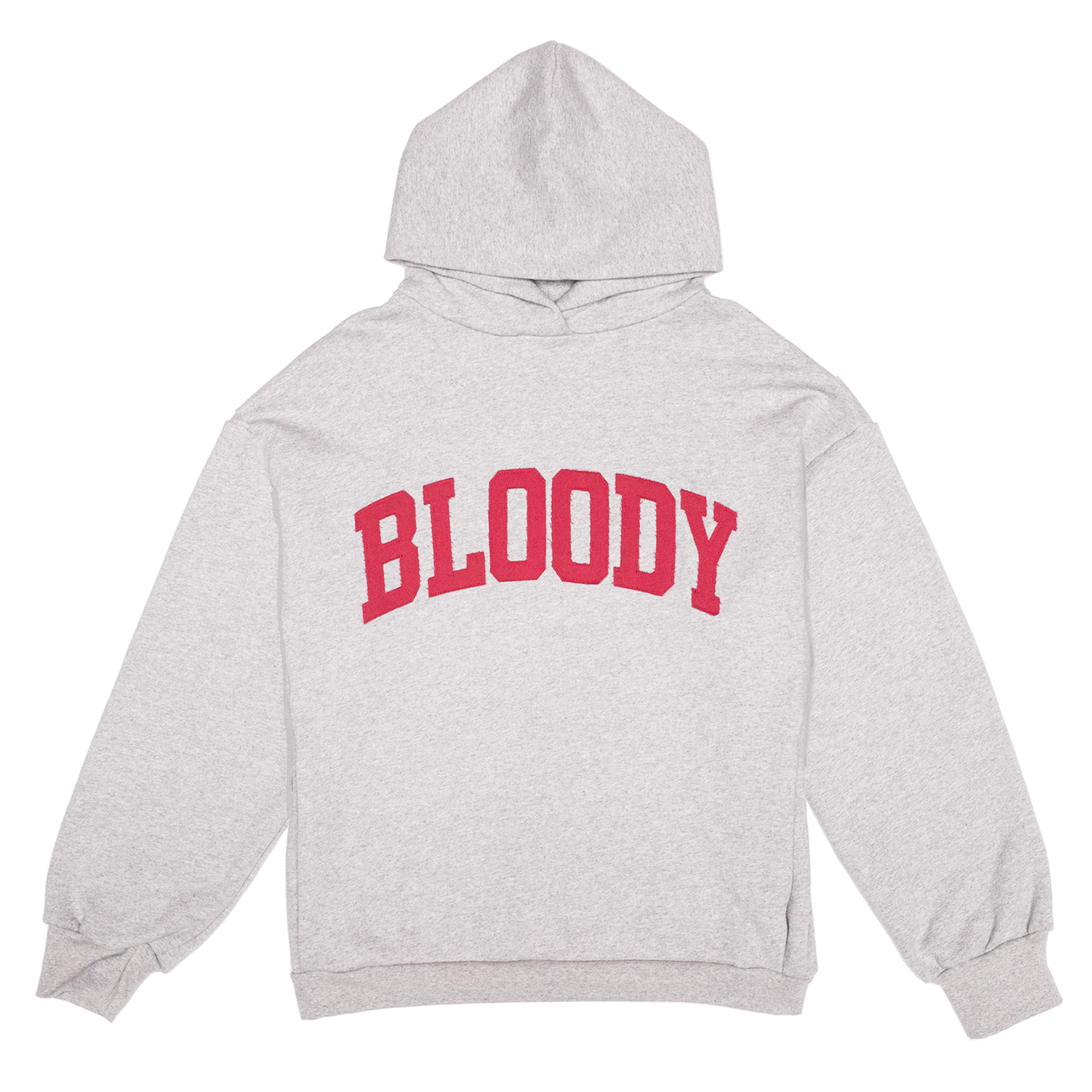 Denim Applique Hoodie