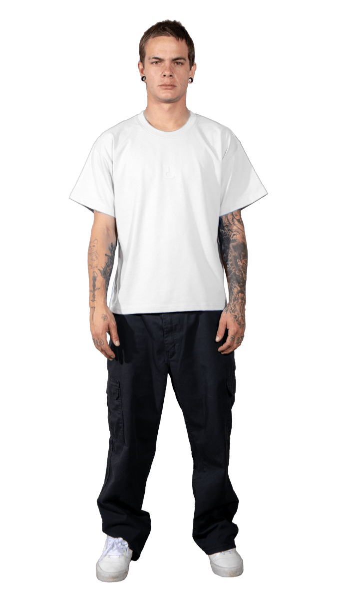 WHITE CORE CROP TEE - Bloody Sunday