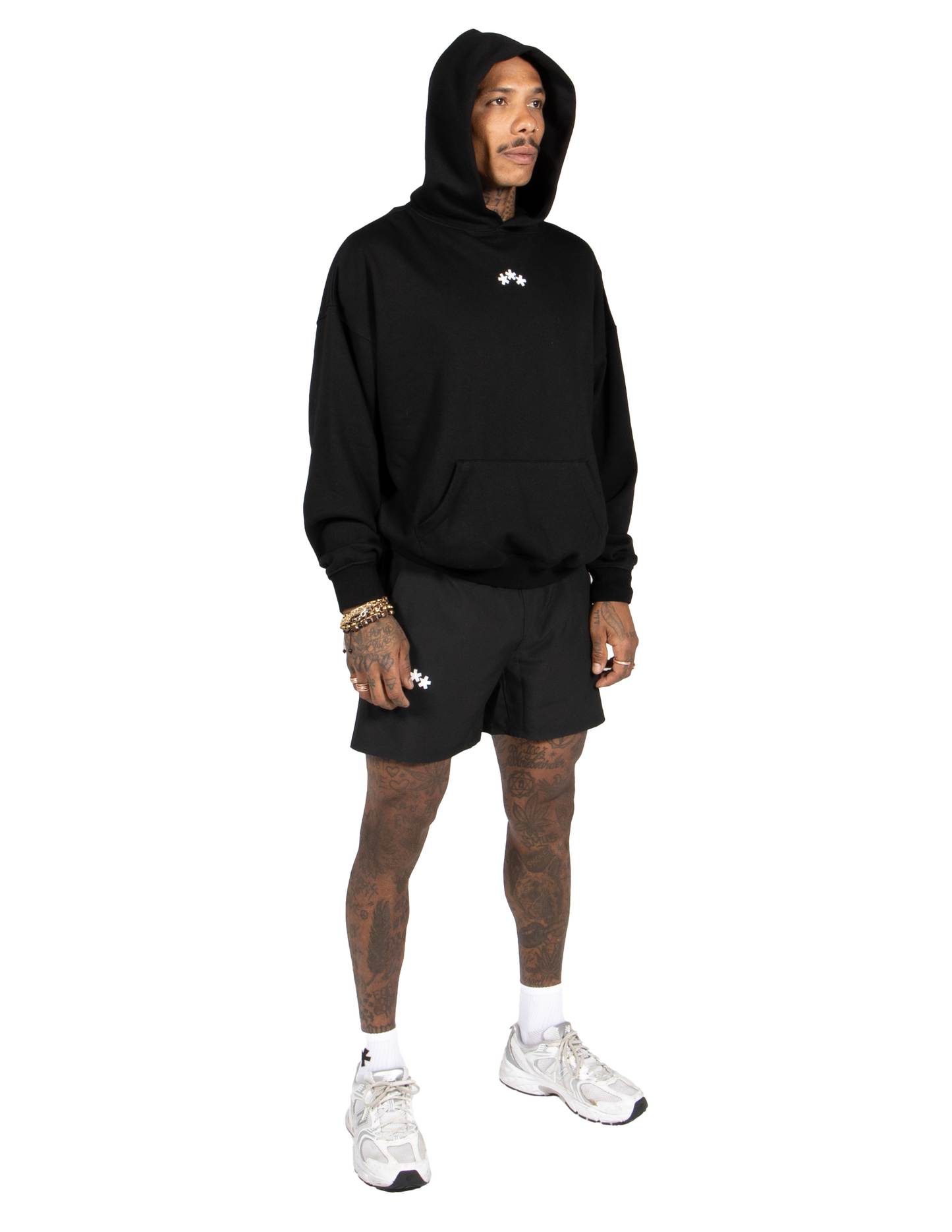 BLACK SS HOODIE