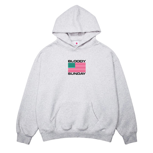 SUNDAY FLAG HOODIE [HEATHER] Bloody Sunday