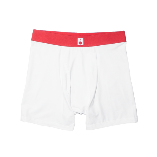 WHITE CORE BOXERS