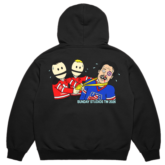 CANADA OLYMPIC HOODIE [BLACK] - Bloody Sunday