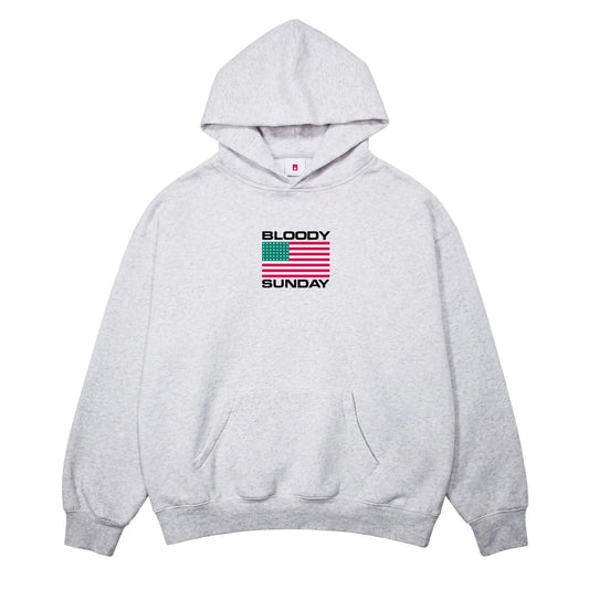 SUNDAY FLAG HOODIE [HEATHER] - Bloody Sunday
