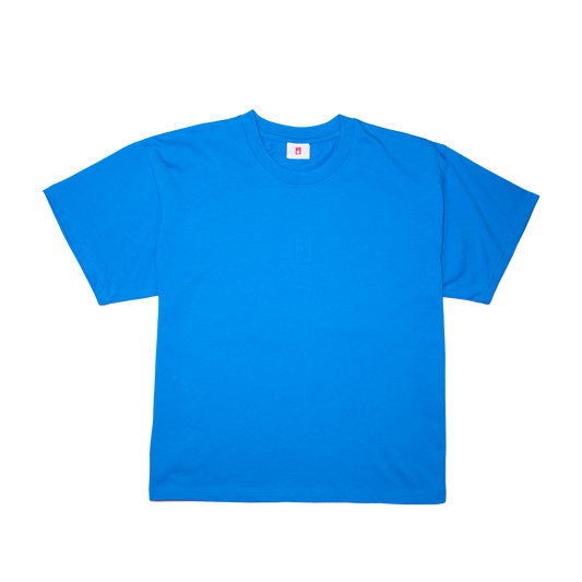 BLUE CORE CROP TEE