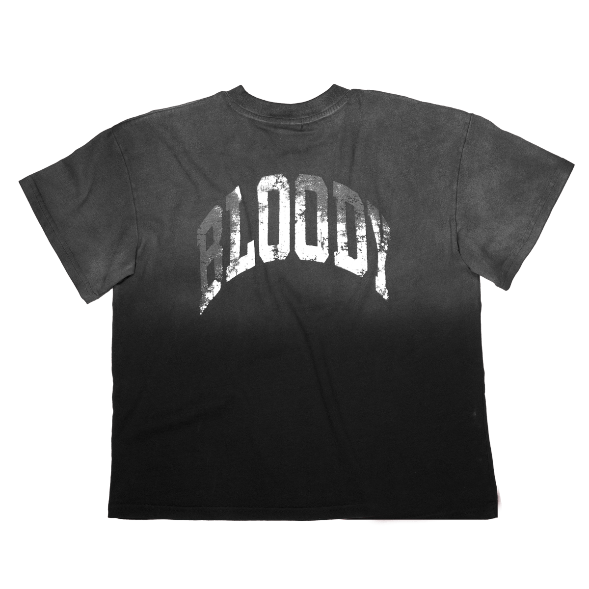 VINTAGE WASH CROP TEE [BLACK] - Bloody Sunday