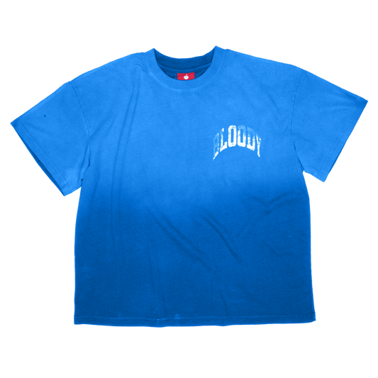 VINTAGE WASH CROP TEE [BLUE] - Bloody Sunday