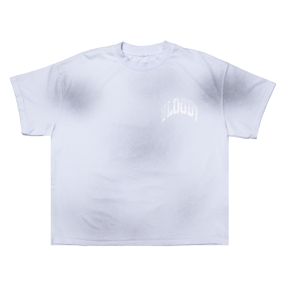 VINTAGE WASH CROP TEE [WHITE] - Bloody Sunday