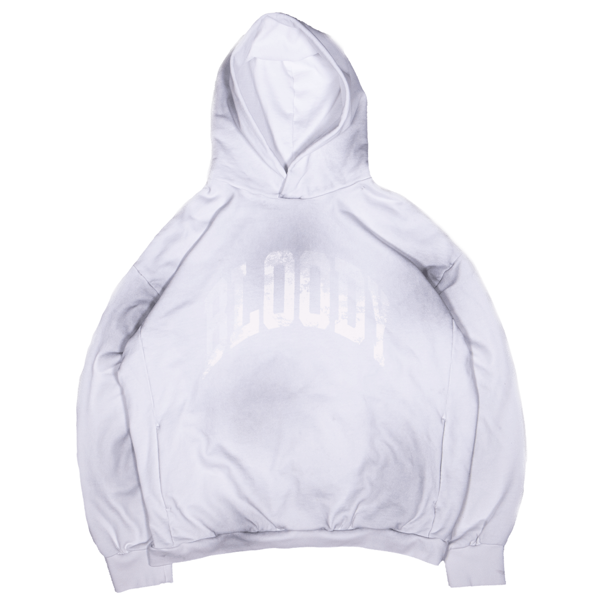 VINTAGE WASH HOODIE [WHITE] - Bloody Sunday