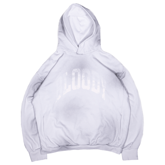 VINTAGE WASH HOODIE [WHITE] - Bloody Sunday