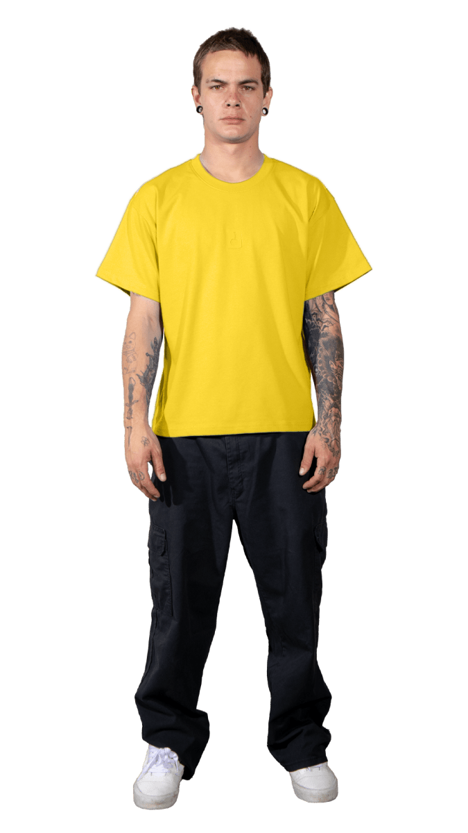 YELLOW CORE CROP TEE - Bloody Sunday
