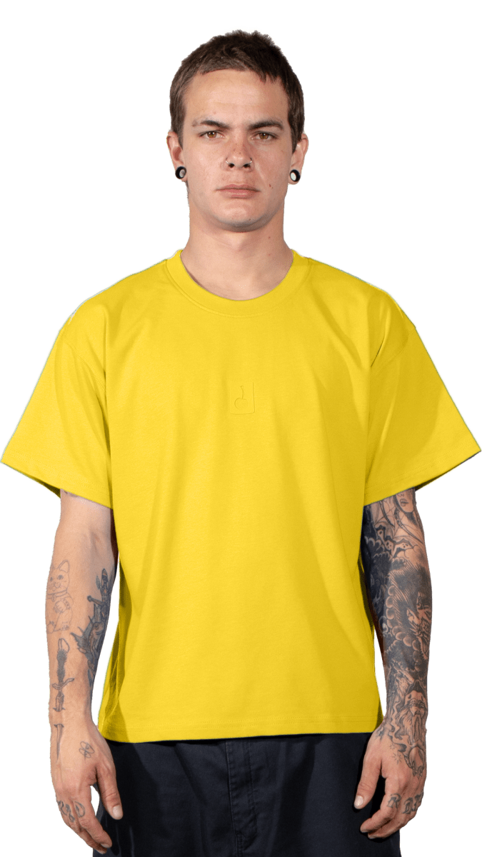YELLOW CORE CROP TEE - Bloody Sunday